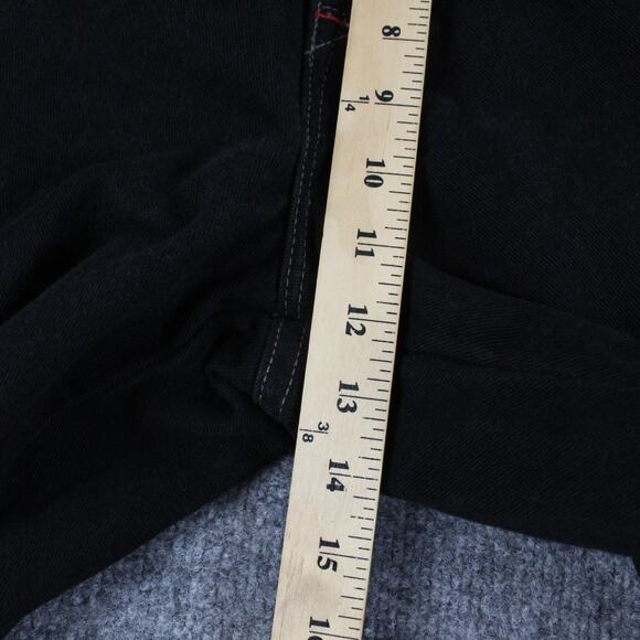 Vintage Tommy Jeans Mens 34 Black Carpenter Denim Baggy Skater 90s Y2K - Picture 11 of 16